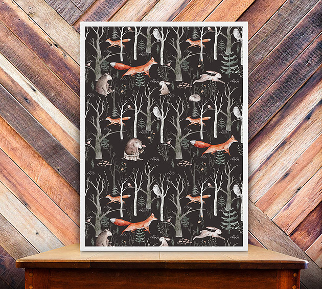 plakaty Plakat. Leśne przygody