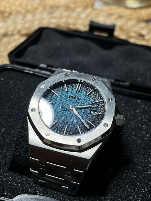 biżuteria męska Seiko Mod Royal Oak