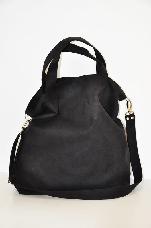 Torba hobo XXL - czerń PRACOWNIA 166