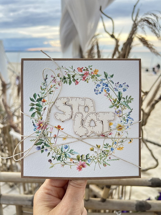 kartki scrapbooking Kartka ręcznie robiona - urodzinowa w dniu urodzin STO LAT z życzeniami