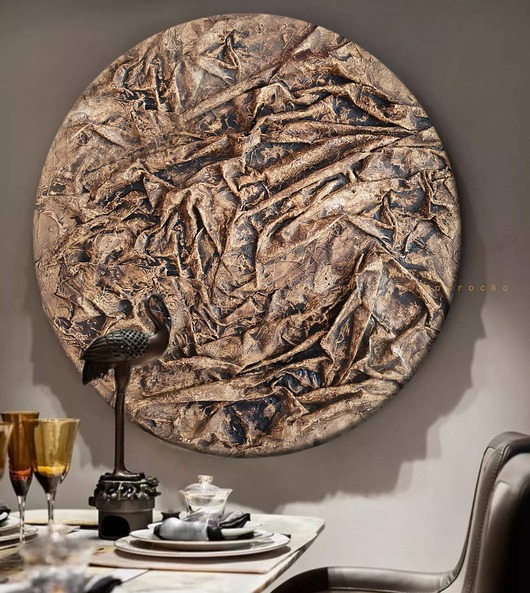 obrazy Obrazy okrągłe z wyraznym reliefem