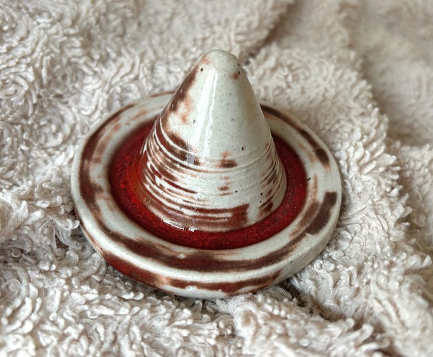 pojemniki na biżuterię Ceramiczny podstawek na pierścionki "Solar ring"