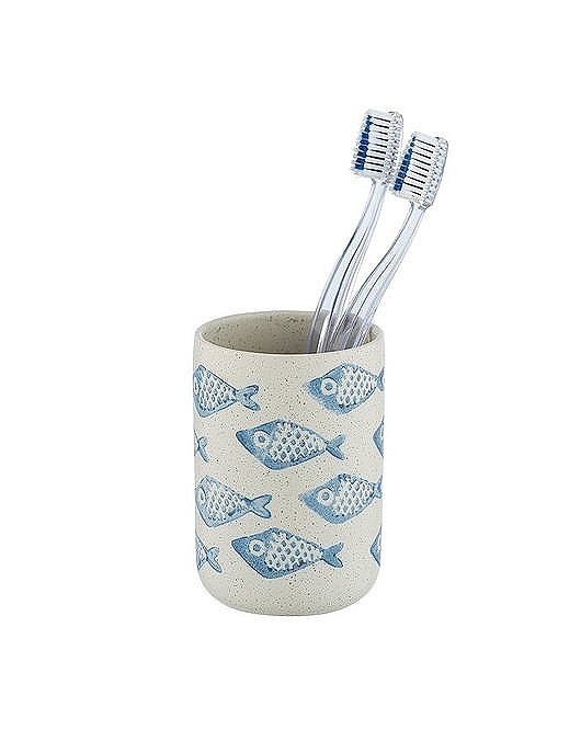 Kubek Pojemnik na Szczoteczki Ceramiczny Fish MIA home