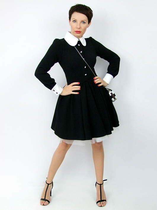 sukienki midi damskie Sukienka B&W by momo