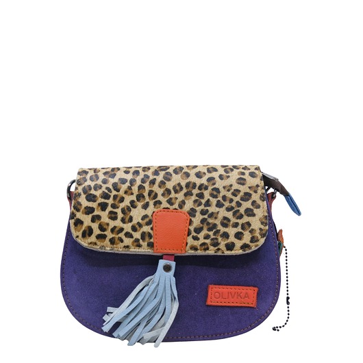 torby na ramię Torebka listonoszka zamszowa damska regulowany pasek kolorowa OLIVKA