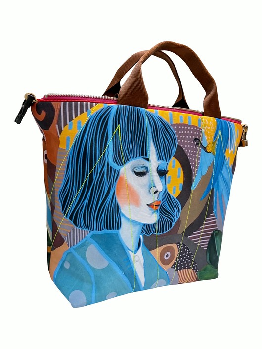 torebki różne Art MIMA bag SHORT & Marcina Painty print