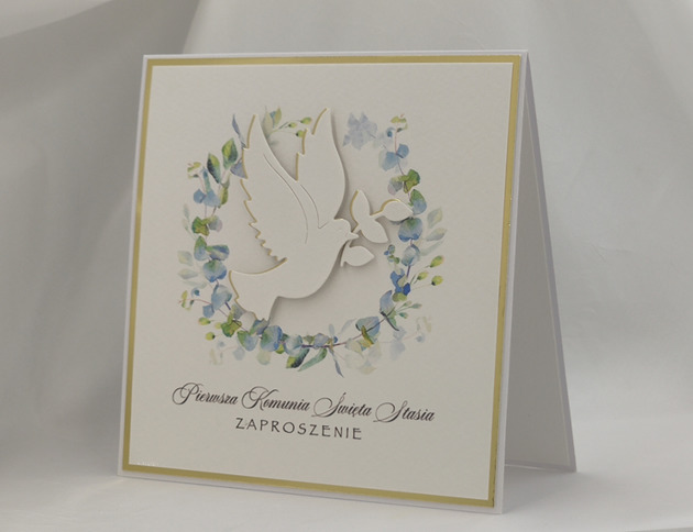 zaproszenia na komunię Zaproszenia na Komunię, wzór 27