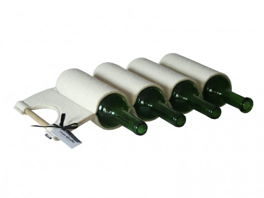 Wine carry bag natural 4 moo studio