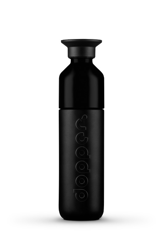 butelki wielorazowe Butelka Termiczna Dopper 350ml - Blazing Black