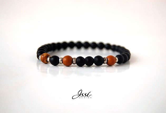 biżuteria męska bransoletka męska SIMPLE STONES