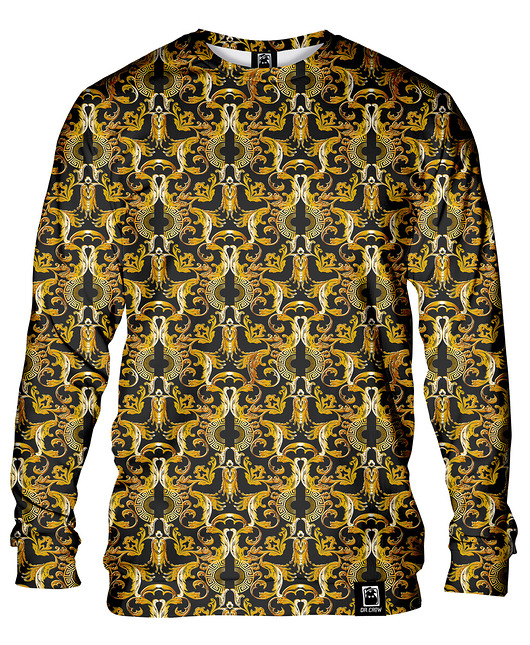bluzy męskie Bluza Bez Kaptura Męska DR.CROW Roccobarocco