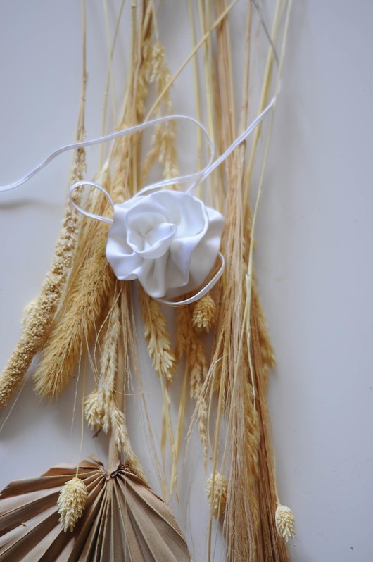 chokery Biały mały choker