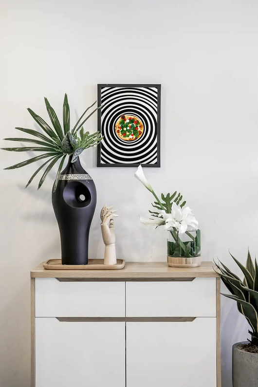 grafiki i ilustracje Plakat, kolaż Pizza Swirl