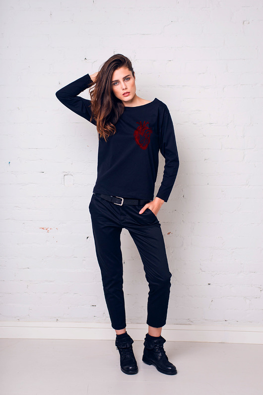 HEART Bluzka Oversize GAU great as You