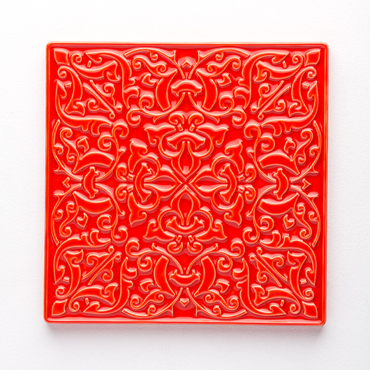 kafle i panele Kafel XL wz.ADAGIO,15cm x 15cm, pomarańczowo-czerwony, kafle