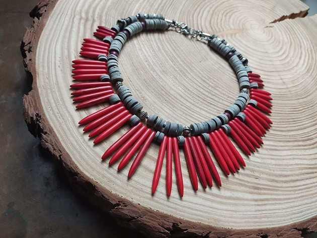 kolie Plemienny naszyjnik boho - MOC