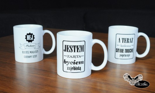 Kubek 330ml Jestem zajeta byciem zajebistą Sowia Aleja