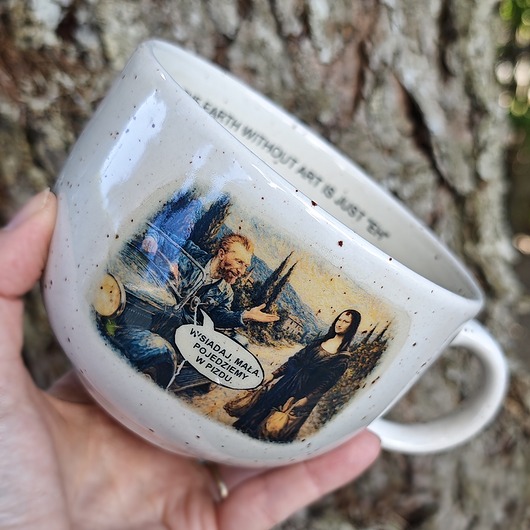 kubki POJEDZIEMY W..., kubek 600 ml