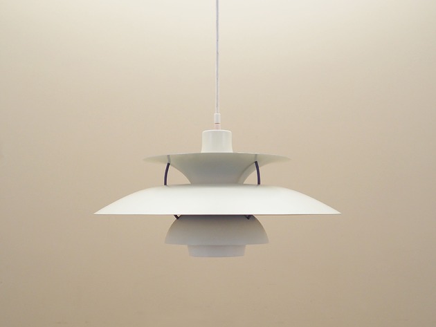 lampy wiszące Lampa wisząca PH5, duński design, lata 70, producent: Louis Poulsen