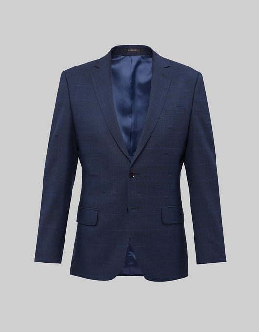 marynarki męskie Marynarka do zestawu vergano granatowy slim fit