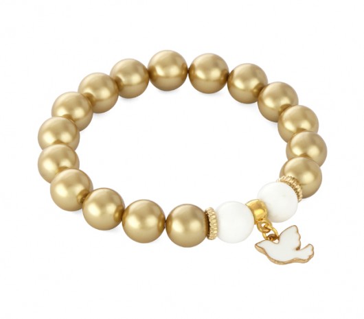 Golden pearl & white jade with pigeon. Lavoga