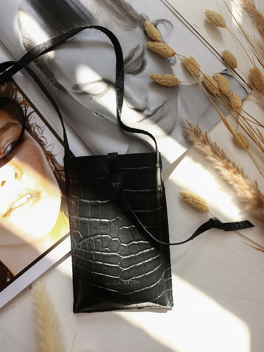 etui na telefon Crossbody Case Black