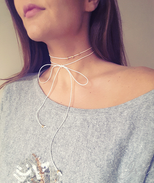 chokery TRIPLE STAR -  choker