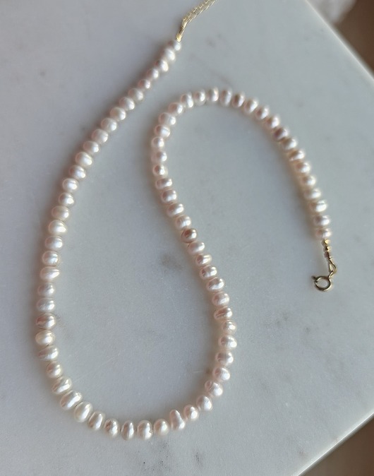 naszyjniki - inne Perełeczki - delikatny choker