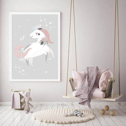 Magiczny Jednorożec 50x70 cm Milo Mi