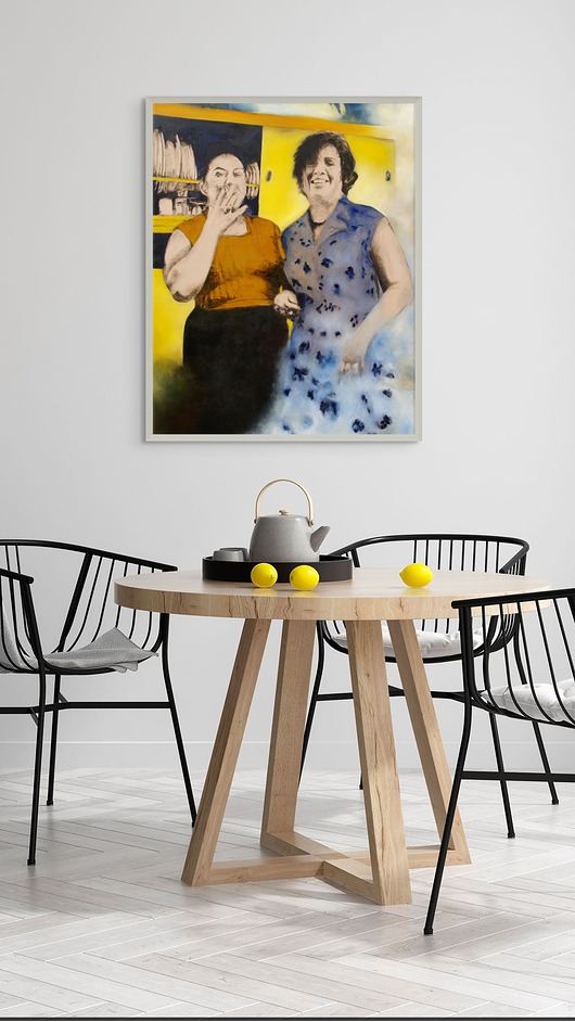 obrazy Obraz olejny na płótnie, kobiety