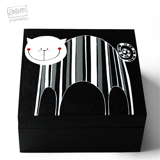 pudełko - black cat 14x14 anamarko
