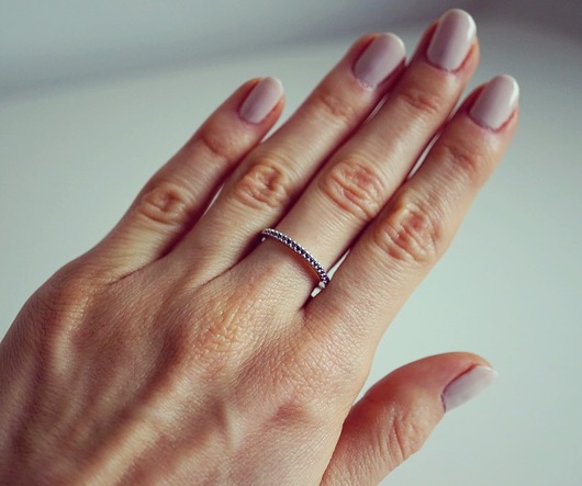 Srebrny pierścionek fiolet pr.925 VENA Jewellery