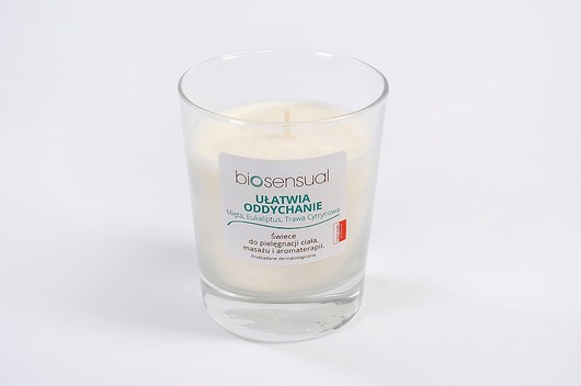 Świeca aromaterapeut. UŁATWIA ODDYCHANIE 200ml Biosensual