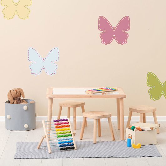 tapety i naklejki ścienne Szablon malarski wielokrotny /DOTTED BUTTERFLY