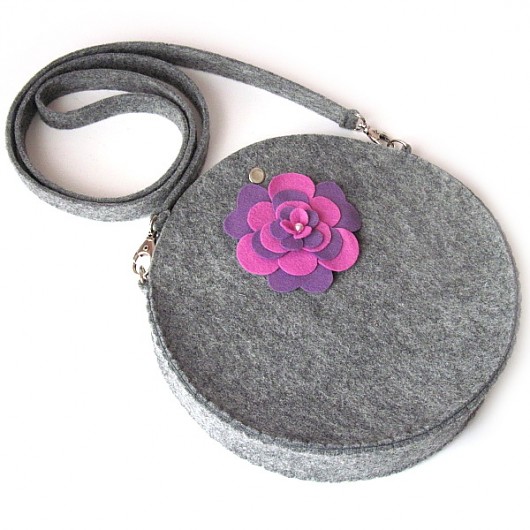 Lilacs Round - torebka na ramię Craft Factory