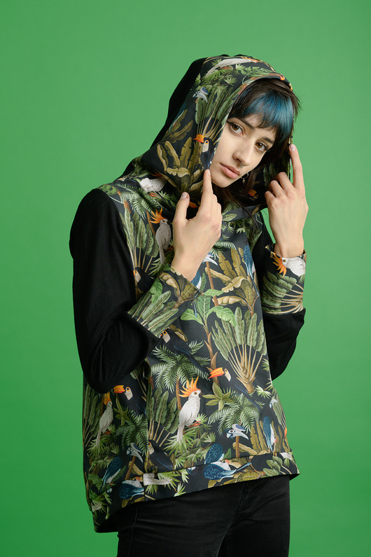 bluza z kapturem damska Bluza Jungle