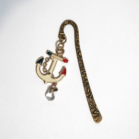 zakładki do książek Zakładka do książki - Kotwica emaliowana - mała