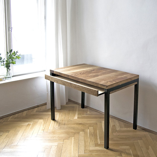 biurko dębowe LOFT by miło było