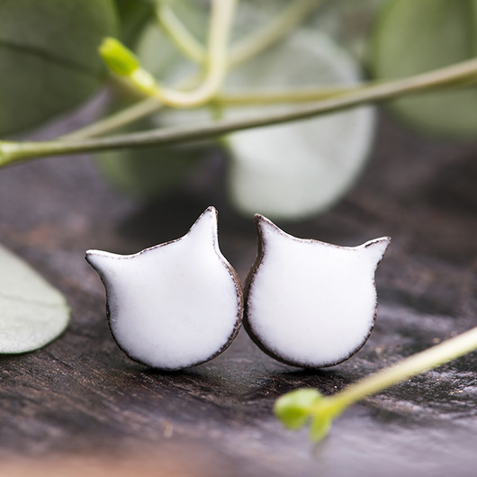 Ceramiczne kolczyki Ceramika SPK