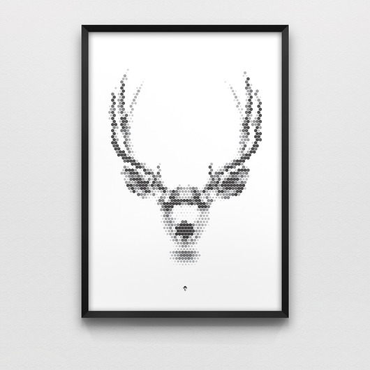 Plakat - Jeleń LazyDog