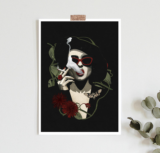 Marla Singer | art Giclée print | A4 Żaneta Antosik PRINTS