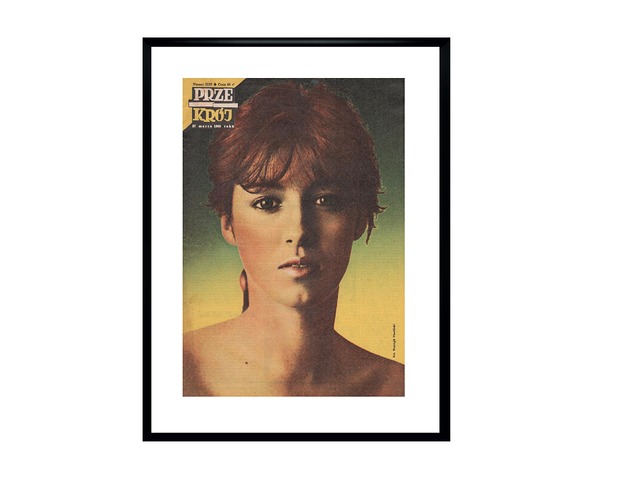 grafiki i ilustracje Oprawiona okładka czasopisma Przekrój z 1988 r, aut. Wojciech Plewiński
