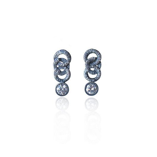  kolczyki z cyrkonią -RITA KOS jewellery