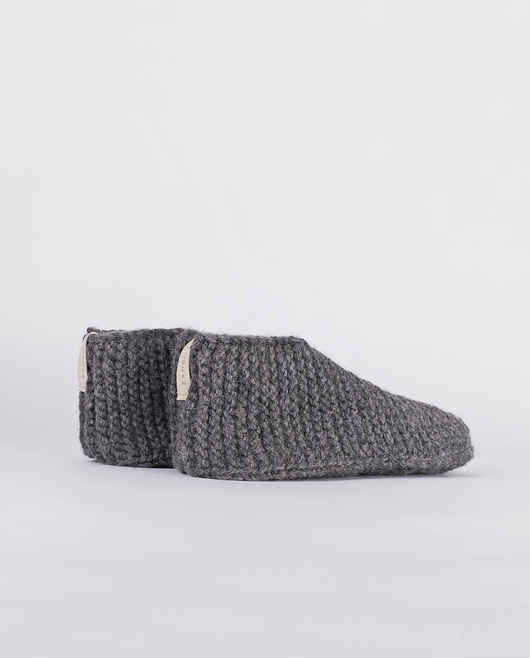 kapcie damskie Winter Bamboshe - Szare