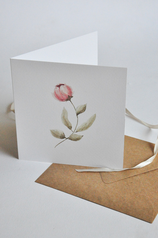 kartki okolicznościowe - wydruki Kartka Piwonia