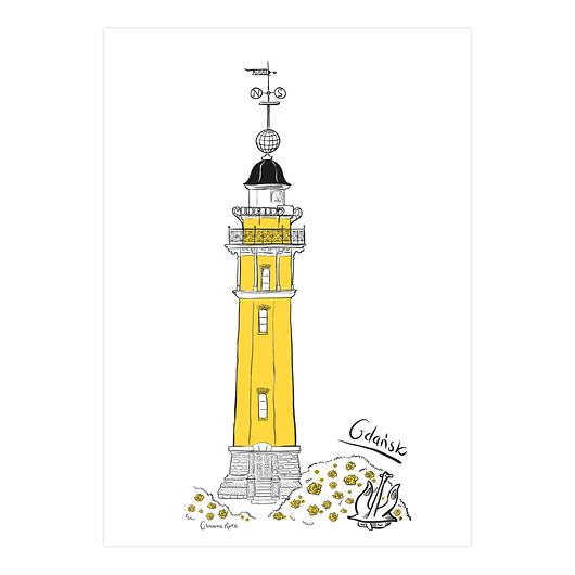 plakaty Plakat Gdańsk Latarnia Morska