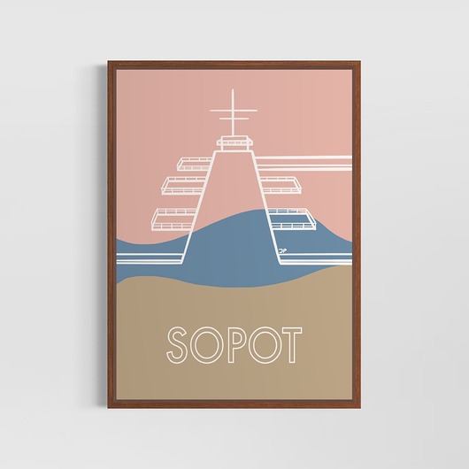 plakaty Plakat Sopot