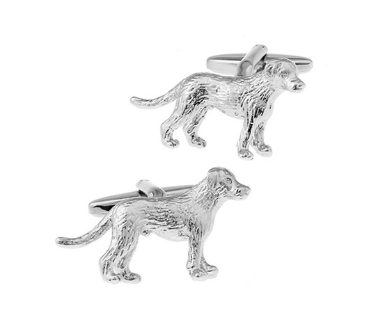 Spinki do mankietów Dog pies cufflinks  AKADEMIA STYLU