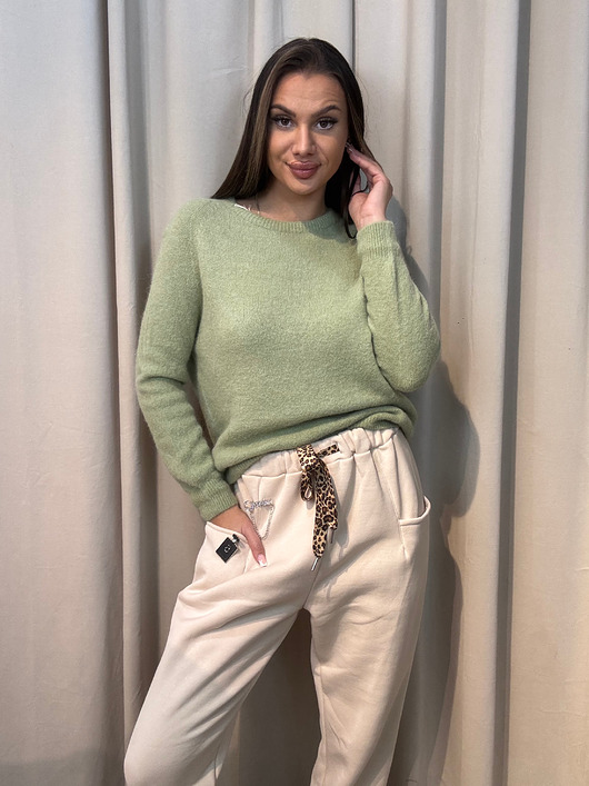 swetry damskie  Sweter alpaka Verde