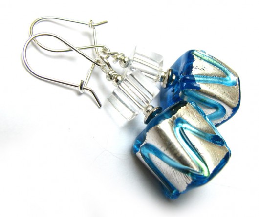 Blue cube veska